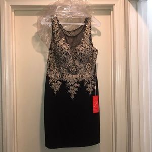 Black and Gold Dress